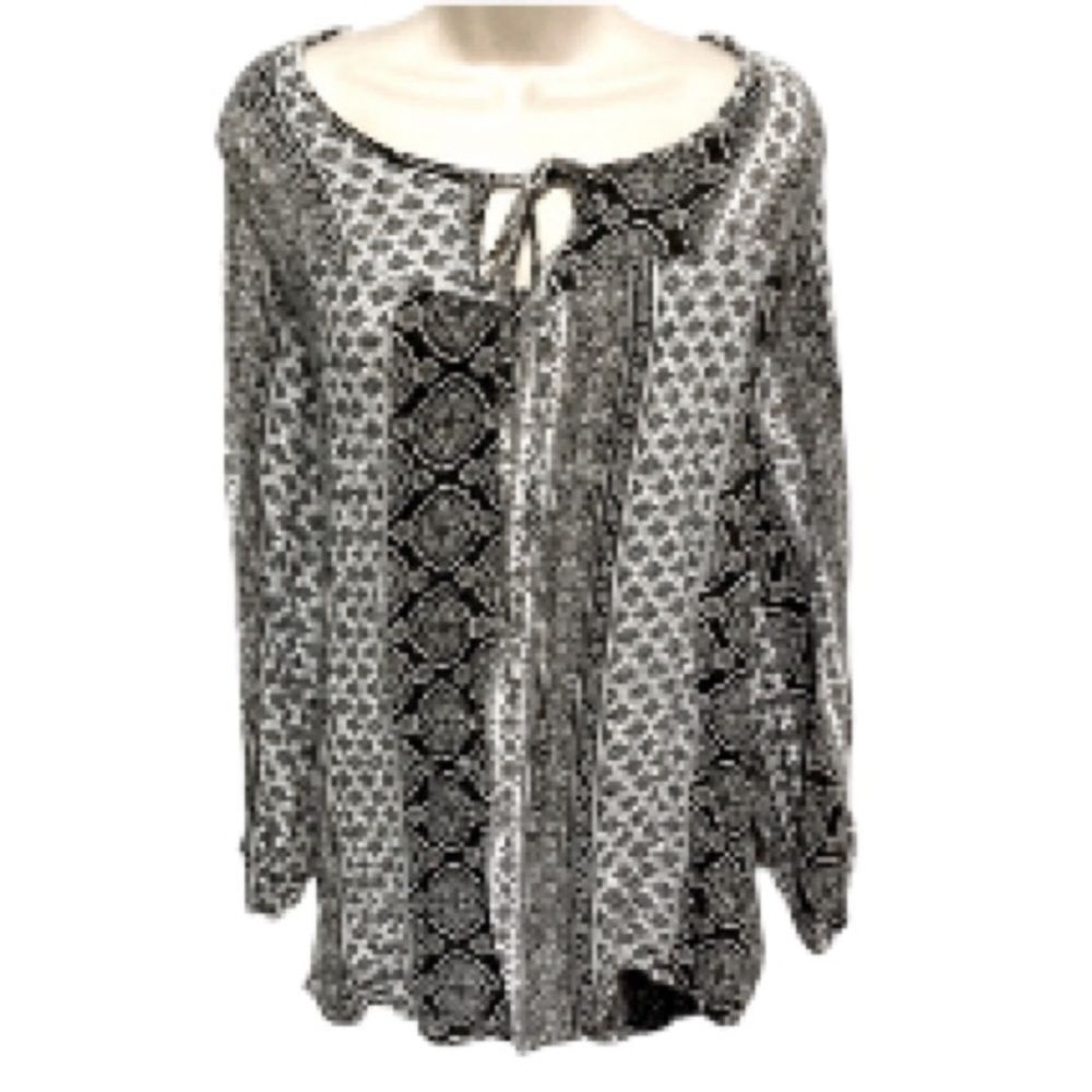 Peasant Blouse Bohemian Boho by Front of Closet Womens Plus Size 3X